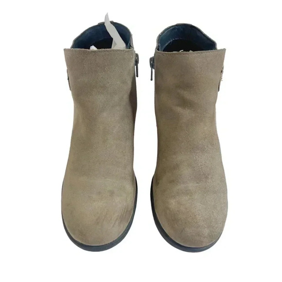 Born Phobos Women's Tan Suede Booties Ankle Boots Women's Size 7 - Picture 3 of 9